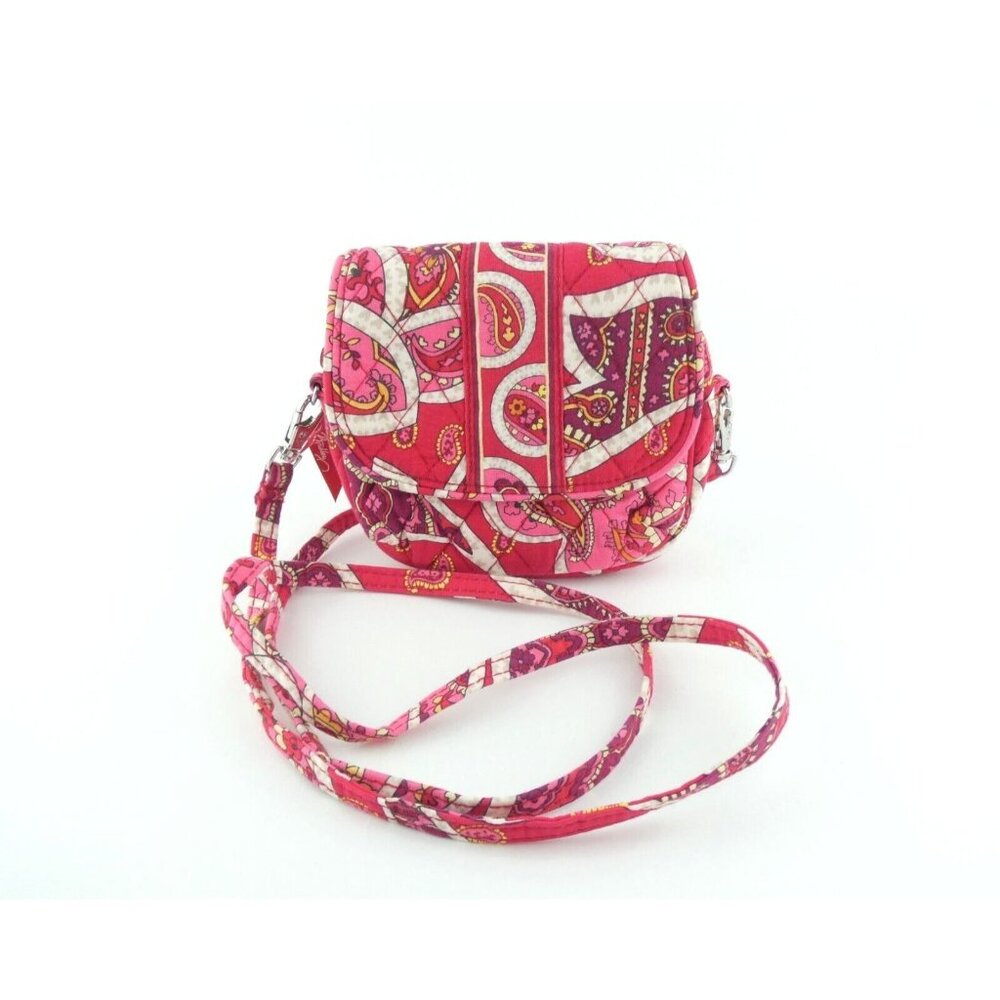Vera Bradley Rosy Posies Mini Saddle Up Crossbody Belt Purse